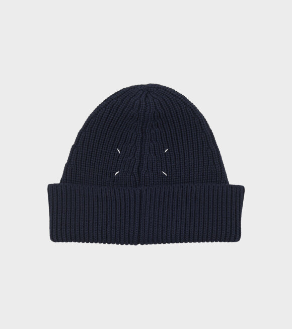 Maison Margiela - Wool Mix Beanie Navy