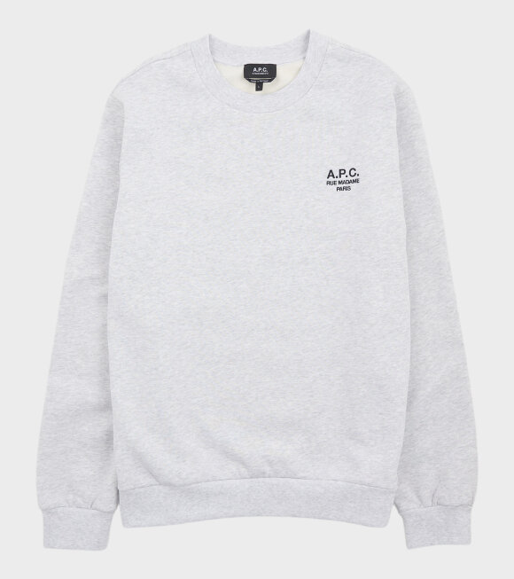 A.P.C - Logo Sweatshirt Light Grey Melange