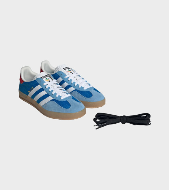 Adidas  - Gazelle Indoor Bright Blue/Cloud White