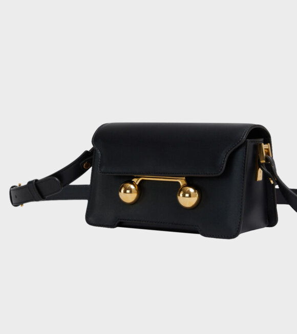 Marni - Leather Trunkaroo Mini Shoulder Bag Black