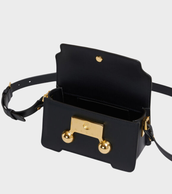 Marni - Leather Trunkaroo Mini Shoulder Bag Black