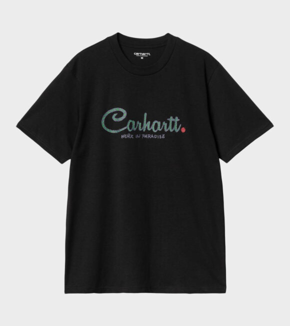 Carhartt WIP - S/S Paradise Script T-shirt Black