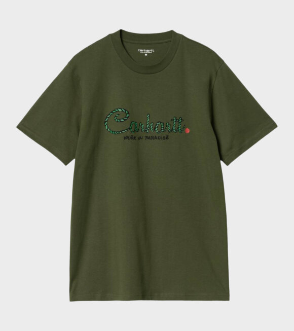 Carhartt WIP - S/S Paradise Script T-shirt Tarragon