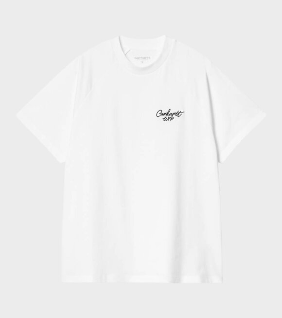 Carhartt WIP - W S/S Signature T-shirt White/Black