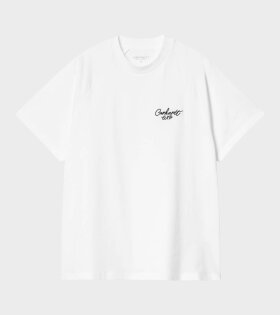 W S/S Signature T-shirt White/Black