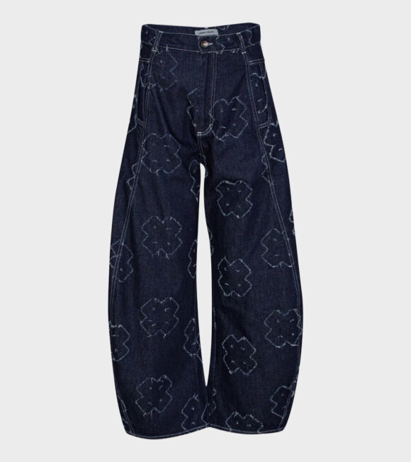 Henrik Vibskov - Shade Denim Pants Dark Needle Punch