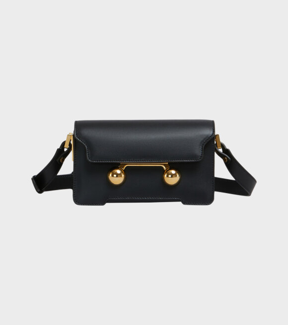 Marni - Leather Trunkaroo Mini Shoulder Bag Black