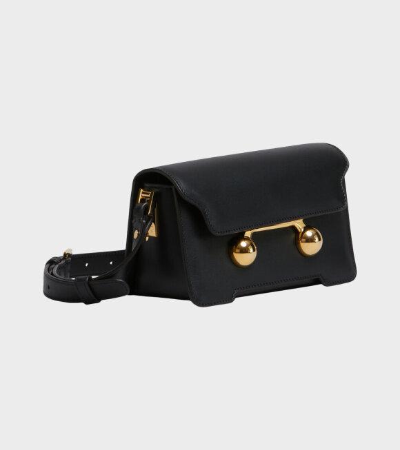 Marni - Leather Trunkaroo Mini Shoulder Bag Black