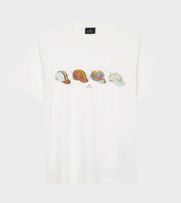 Paul Smith - Cycling Caps T-shirt White