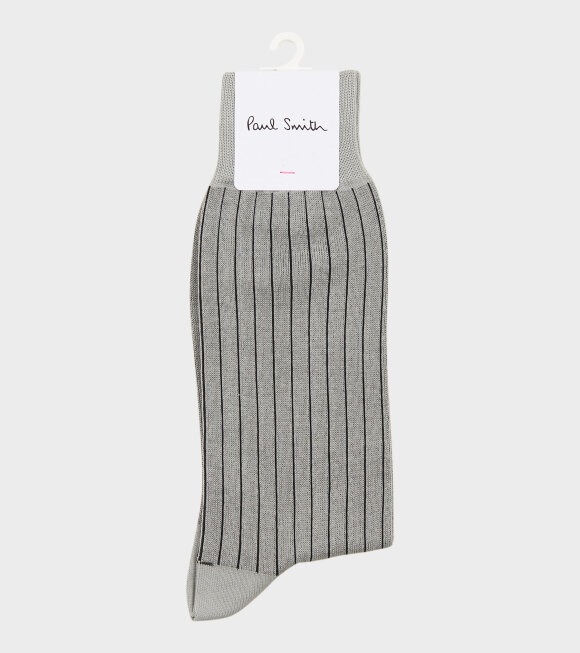 Paul Smith - Shadow Rib Socks Grey