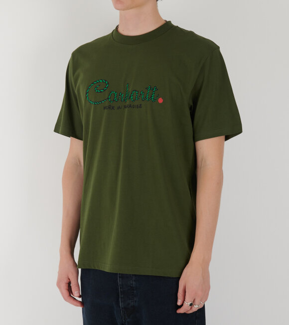 Carhartt WIP - S/S Paradise Script T-shirt Tarragon