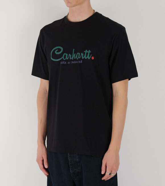 Carhartt WIP - S/S Paradise Script T-shirt Black