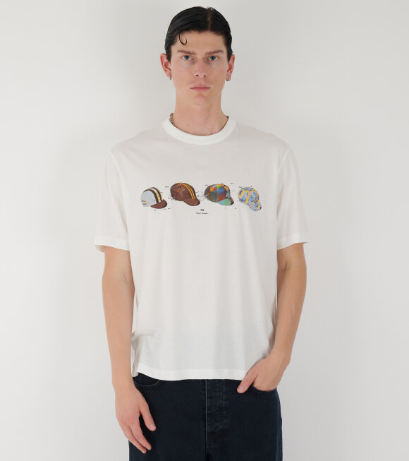 Paul Smith - Cycling Caps T-shirt White