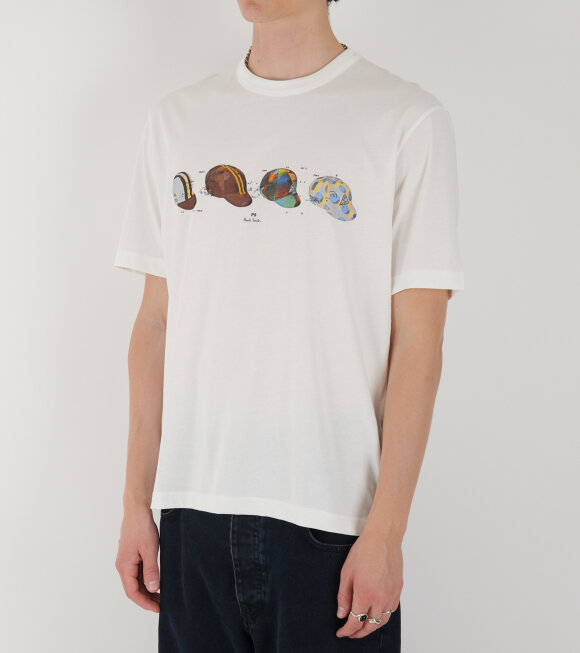 Paul Smith - Cycling Caps T-shirt White