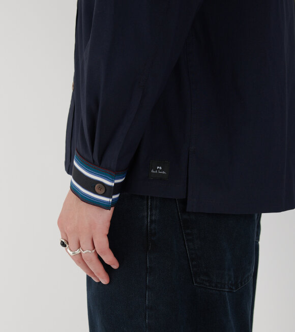 Paul Smith - Stripe Overshirt Navy