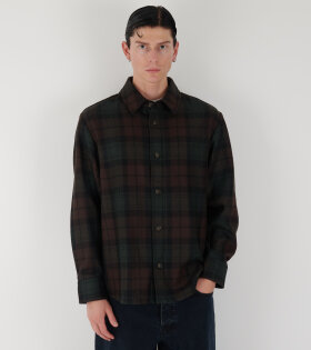 Bobby Virgin Wool Overshirt Dark Mix