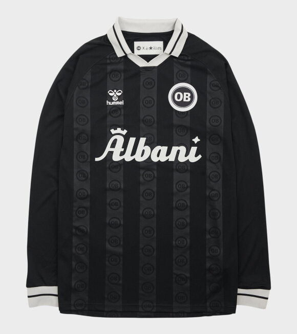 OB X Dr. Adams - Pregame L/S Jersey Black