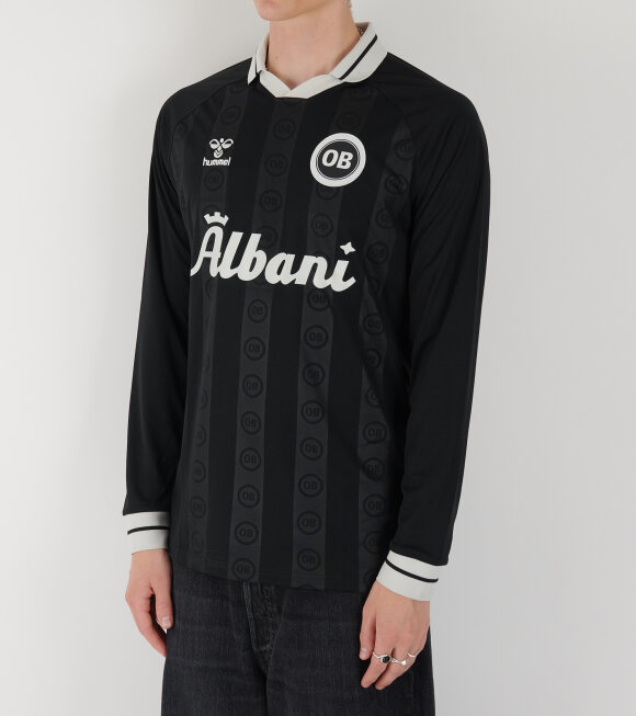 OB X Dr. Adams - Pregame L/S Jersey Black