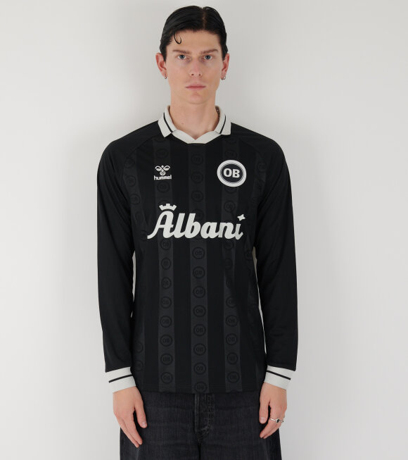 OB X Dr. Adams - Pregame L/S Jersey Black