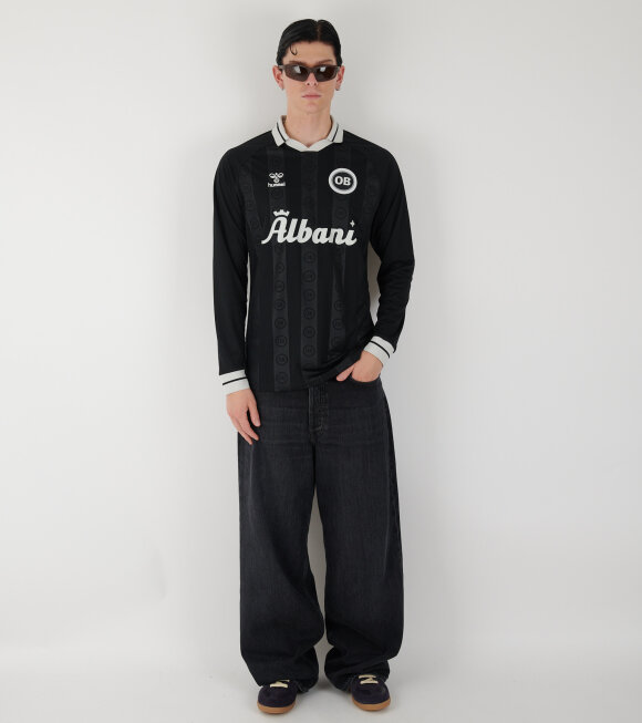 OB X Dr. Adams - Pregame L/S Jersey Black