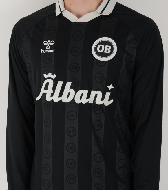 OB X Dr. Adams - Pregame L/S Jersey Black