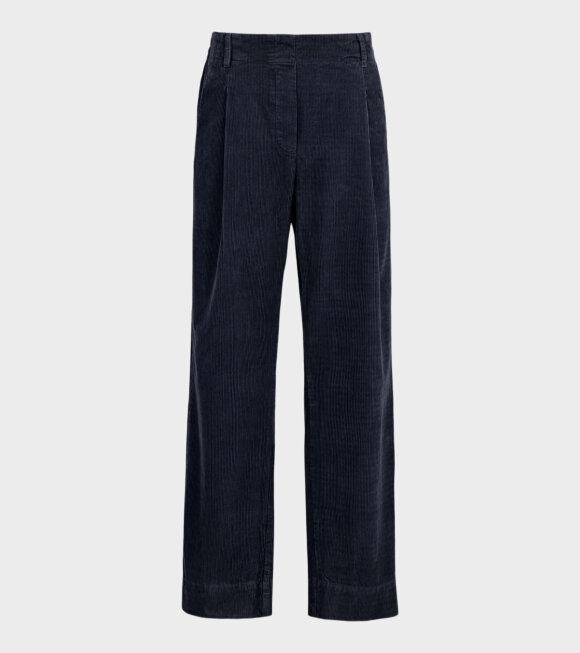 Aiayu - Billy Pant Corduroy Black Navy 