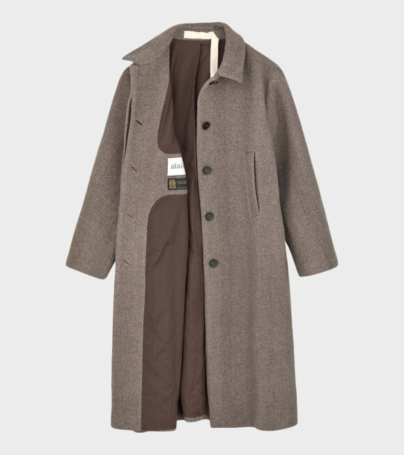 Aiayu - Noah Coat Herringbone