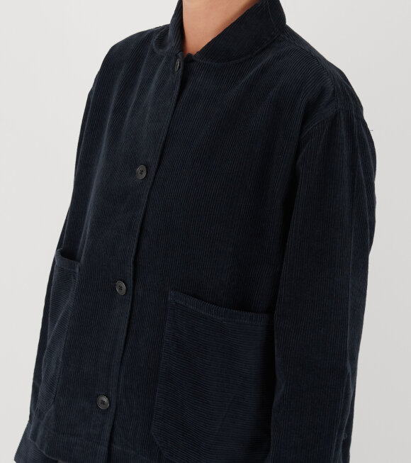 Aiayu - Vinga Shirt Corduroy Black Navy 