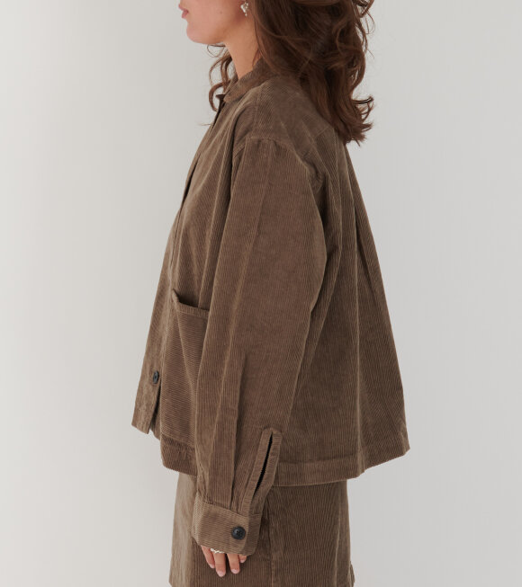 Aiayu - Vinga Shirt Corduroy Brown Khaki