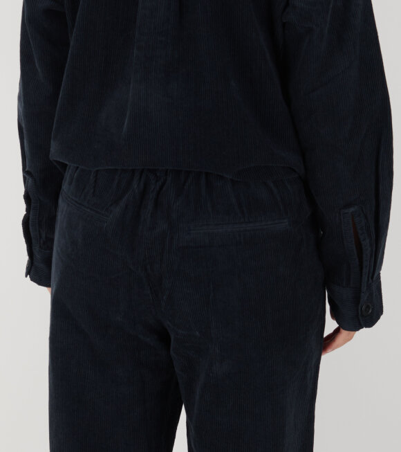 Aiayu - Billy Pant Corduroy Black Navy 