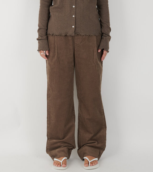 Aiayu - Billy Pant Corduroy Brown Khaki