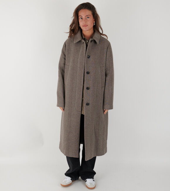 Aiayu - Noah Coat Herringbone