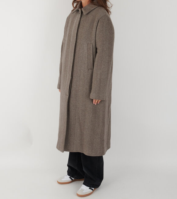 Aiayu - Noah Coat Herringbone