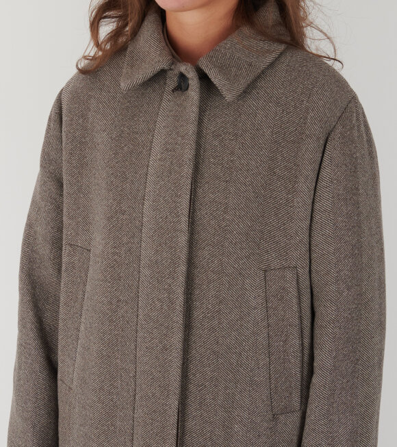 Aiayu - Noah Coat Herringbone