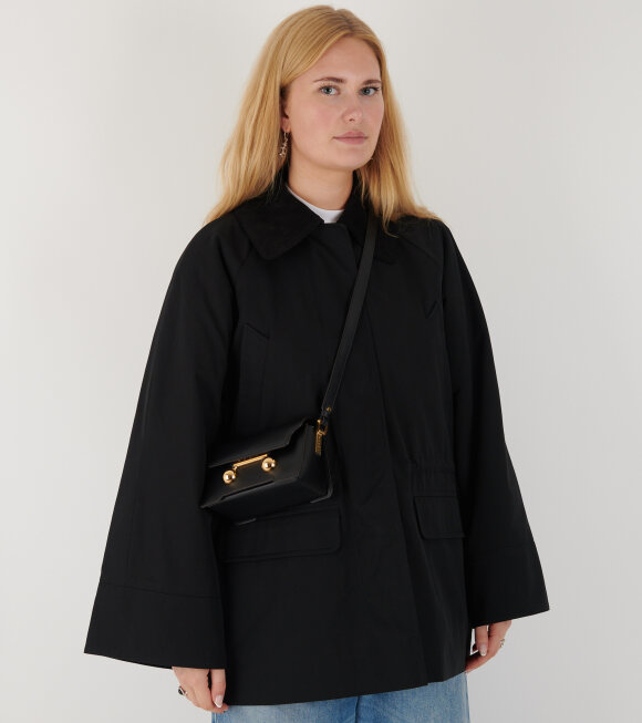 Marni - Leather Trunkaroo Mini Shoulder Bag Black