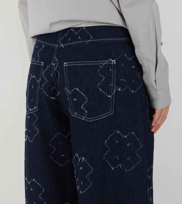 Henrik Vibskov - Shade Denim Pants Dark Needle Punch