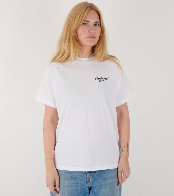 Carhartt WIP - W S/S Signature T-shirt White/Black