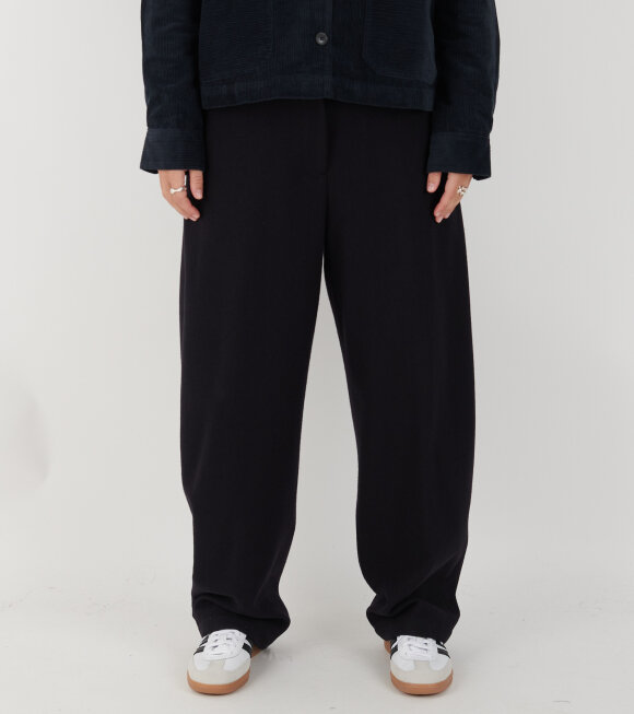 Jil Sander - Tapered Wool Trousers Black