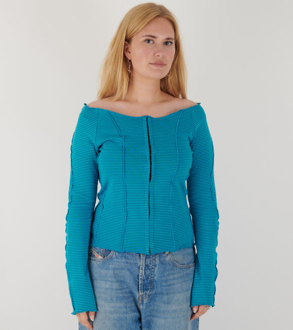 Kernemilk - Spring Cardigan Blue 