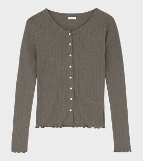 Edie Cardigan Brown Melange