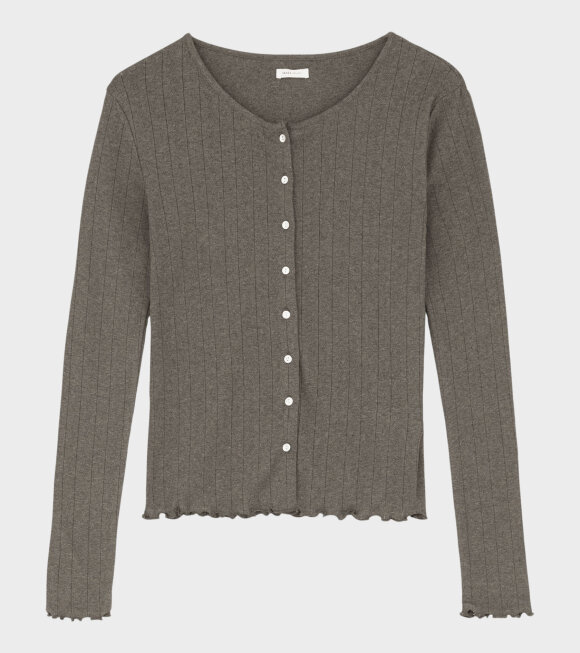 Skall Studio - Edie Cardigan Brown Melange