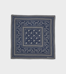 Classic Scarf Navy/Beige/Cream