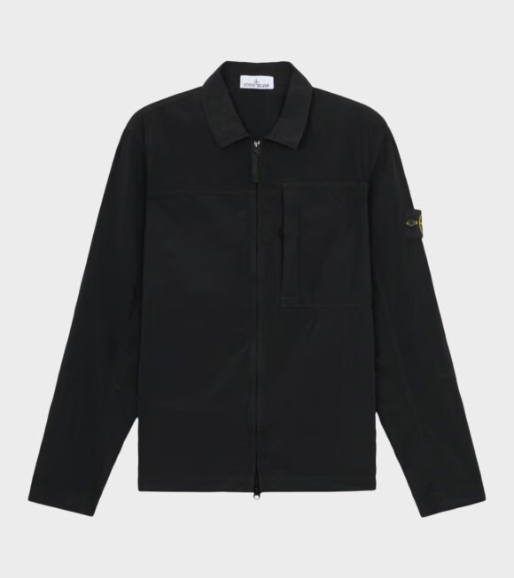 Stone Island - Econyl Nylon Overshirt Black