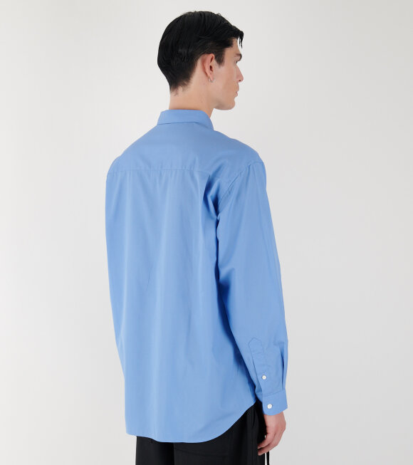 Comme des Garcons Homme - Embroidery Logo Shirt Blue