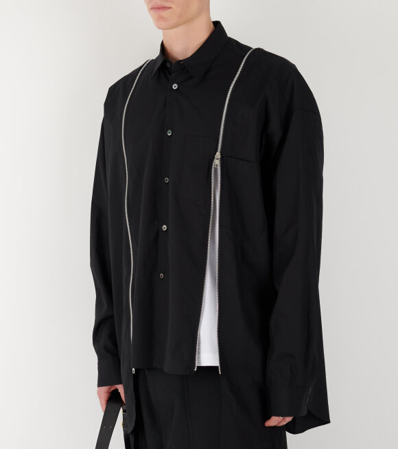 Comme des Garcons Black - Unisex Zip Shirt Black