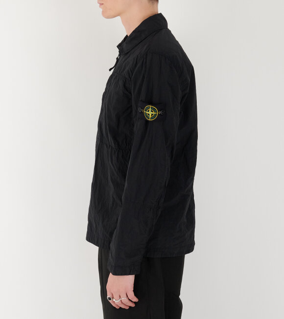 Stone Island - Econyl Nylon Overshirt Black