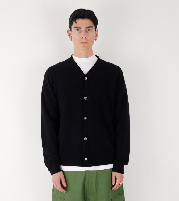 Comme des Garcons Shirt - Wool Cardigan Black