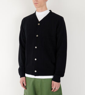 Wool Cardigan Black