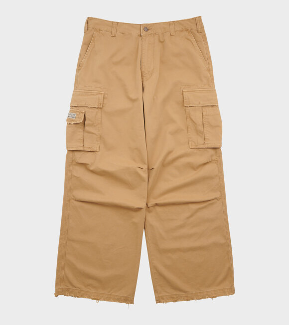 ERL - Classic Unisex Cargo Pants Dark Tan