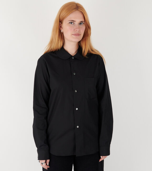 Comme des Garcons Black - Unisex Round Collar Shirt Black